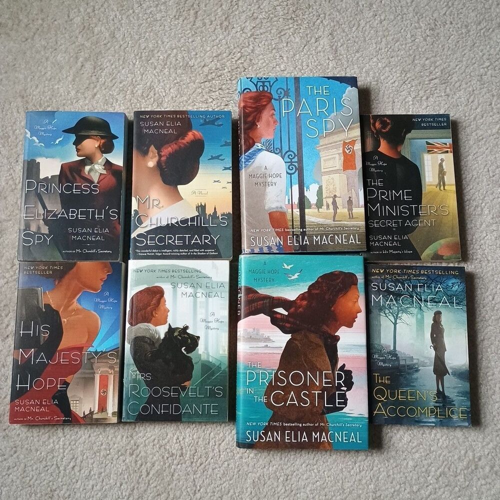 Susan Elia MacNeal Mixed Lot of 8 Maggie Hope 6 pbs+2 HCs